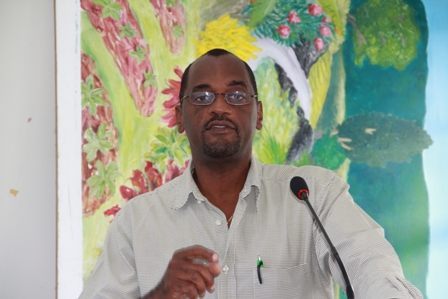 Permanent Secretary in the Ministry of Agriculture on Nevis Dr. Kelvin Daly